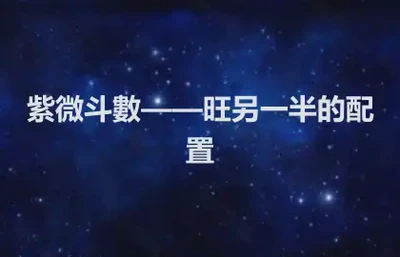 紫微斗數——旺另一半的配置