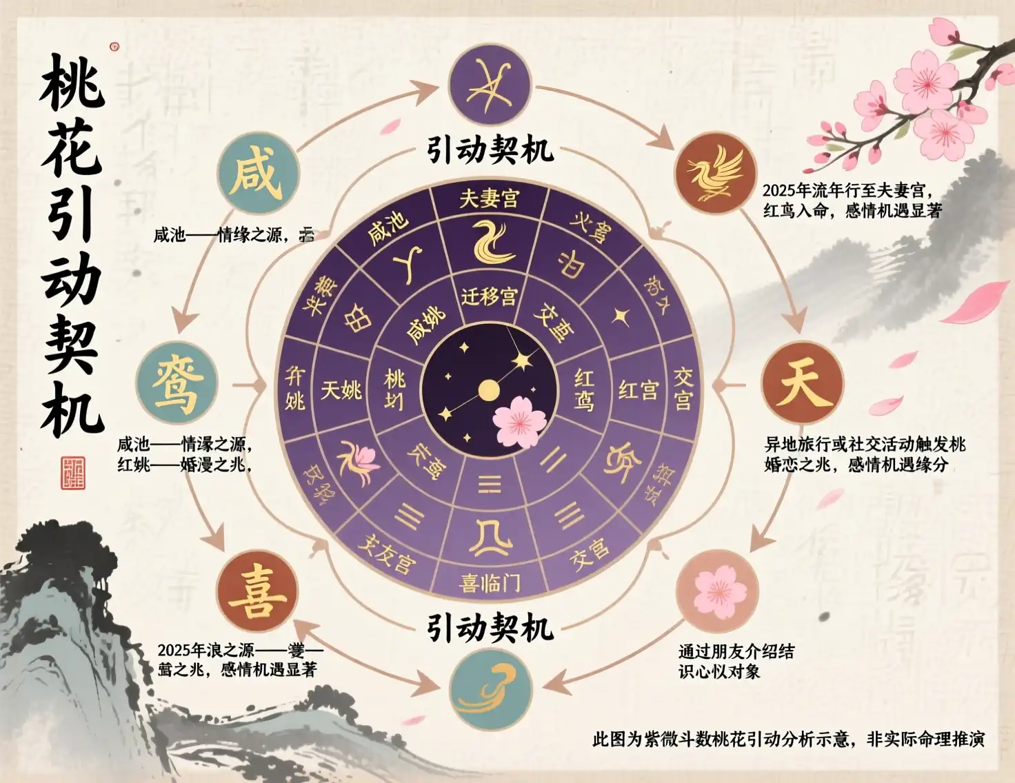 紫微斗數去如何看你的桃花引動契機